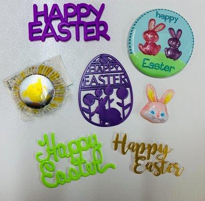 Easter cake toppers.