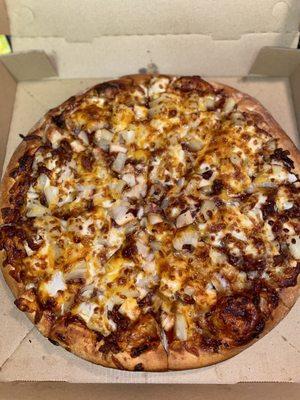 BBQ Chicken Pizza with Pineapple