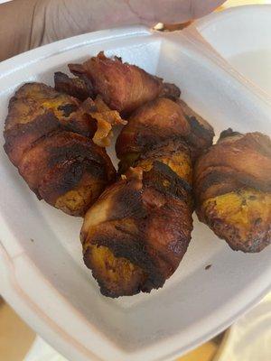 Bacon Wrapped Plaintains