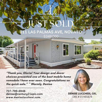 JUST SOLD - 811 Las Palmas Ave, NOVATO