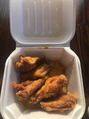 5 Piece Honey Garlic Wings