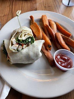 Pesto Chicken Wrap