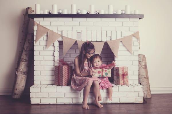 My children in their Christmas Photo Session with Meri!