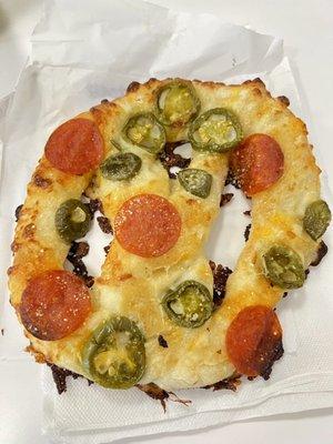 Jalapeño Cheese Melt Pretzel