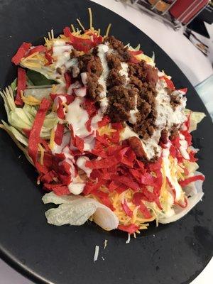 Taco salad sans tomatoes