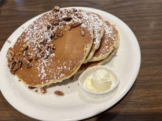 Banana nut pancakes - so good!