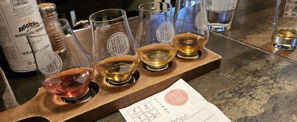 Bourbon flight