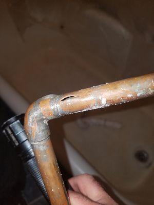 NJ Sewer and Drain Specialists  A Rooter Pros  New Jersey  Burst frozen pipe repair