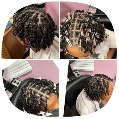 Men two strand twist