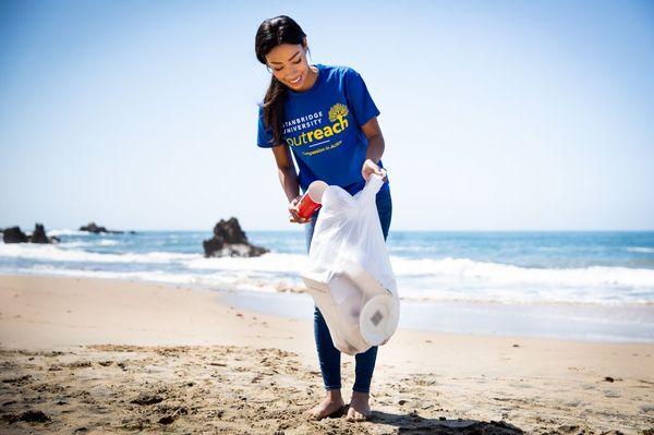 Stanbridge students have removed over 16,000 pounds of trash from Southern California beaches to date.