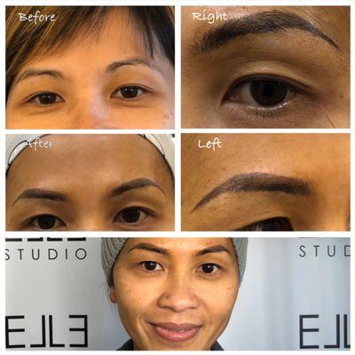 Microblading and midroshading combo. Wake up beautiful with less effort every day.