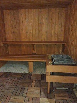 Come relax in our Dry Sauna!