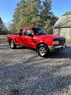 Truck with new glass