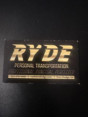 Ryde Personal Transportation