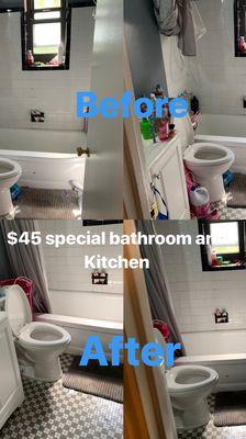 Bathroom and Kitchen Special $45