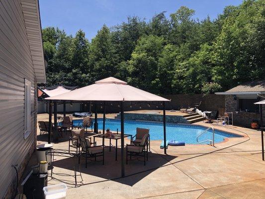 Pool patio