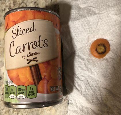 Beware of nasty carrot ends,  keep away from children.