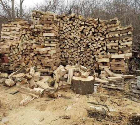 Seasoned firewood