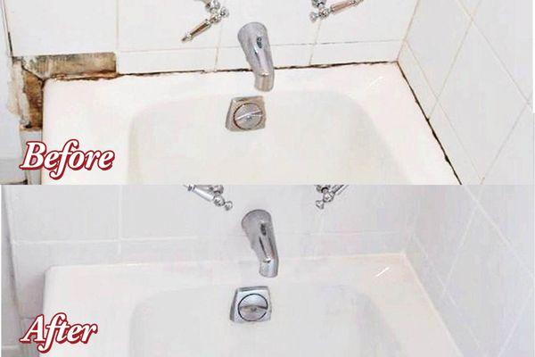 Caulking and regrouting can make your tub shower look brand new!