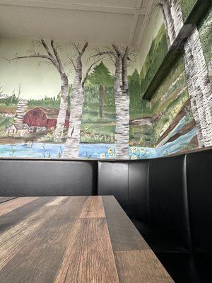 Inside mural