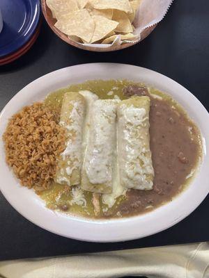 Enchiladas Salsa Verde