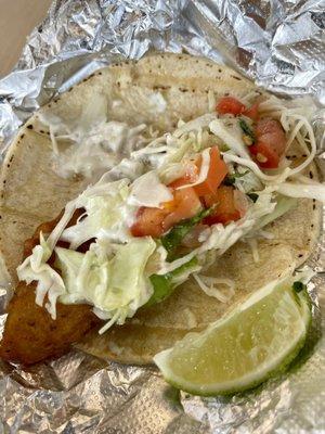 Beer Battered Fish Tacos