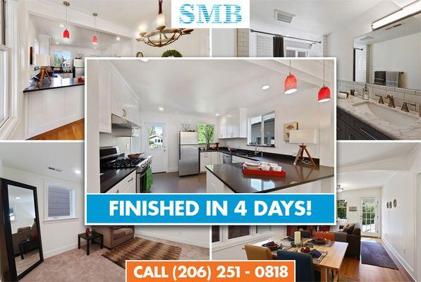 Competing against multiple offers is a breeze when you can finalize your financing in 4 days! Call today 206-251-0818