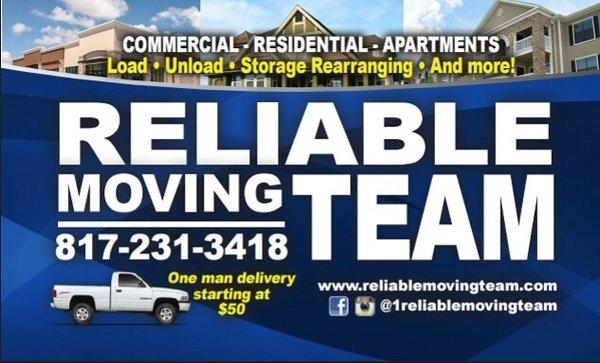 Fully licensed and insured!  Trust your belongings with professionals!