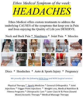 We can help you with headaches without drugs or surgery.