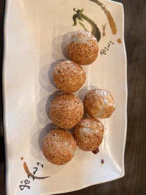 Sesame sticky balls