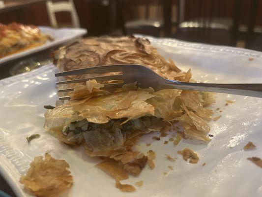 Spanakopita was the best my mom ever had!