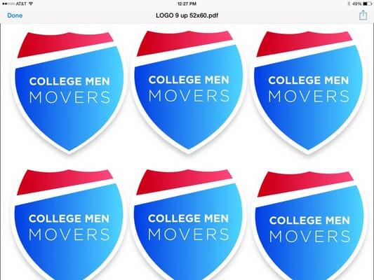 College Men Movers