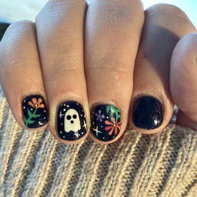 Fun nail art by Abbey!