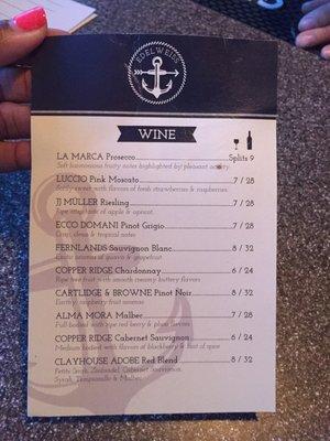 Drink Menu