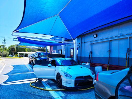 Nothing like a spotless shine!  Let us take care of your ride at Palm Bay Car Wash & Detail Center