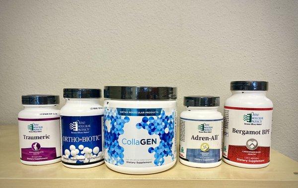 Supplements for bone health, adrenal support, heart health and more!