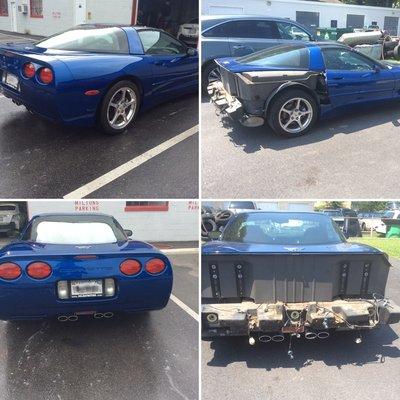 2003 Corvette--ready to go! Work by Milton's Paint and Body Shop