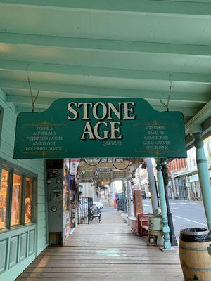 Stone Age Quarry. On the boardwalk.