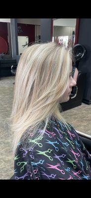 Gorgeous Fall Highlights, Lowlights & Layers. Book your appointment with Kamryn now 936-756-0680.