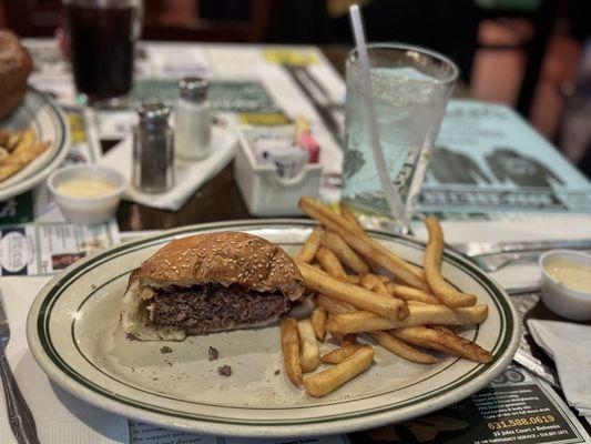 Friday Lunch Special-burger & Bud ( or soda)