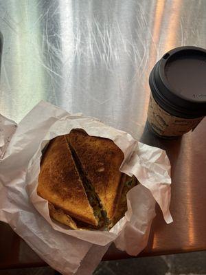 3. K Street Toast and a latte