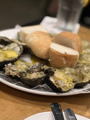 Chargrilled oysters