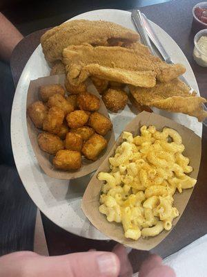 Plate we purchased when they talked us out buffet so we could eat "fresh food "