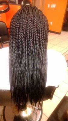 Box braid done by SONIA Call 7704905834