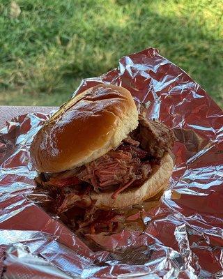 Brisket sandwich