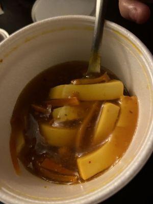 Sweet and sour soup