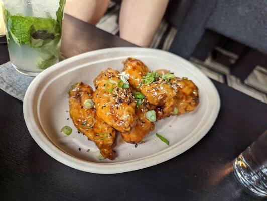 Wings at Bar Iris pop-up