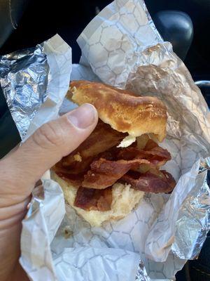 Bacon biscuit