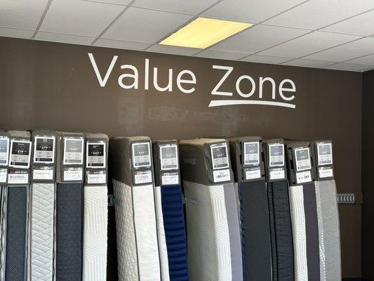 Value Zone beds under $1,000!