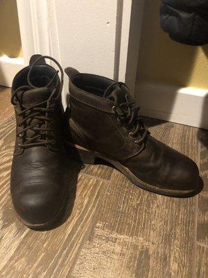 Red Wing Women's 7.5 steel toe boots